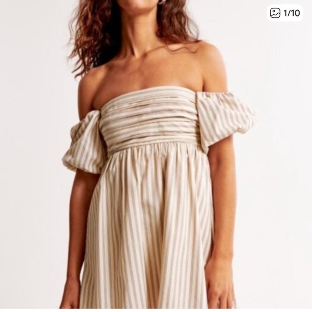 Abercrombie & Fitch Emerson Off The Shoulder Skort Size medium